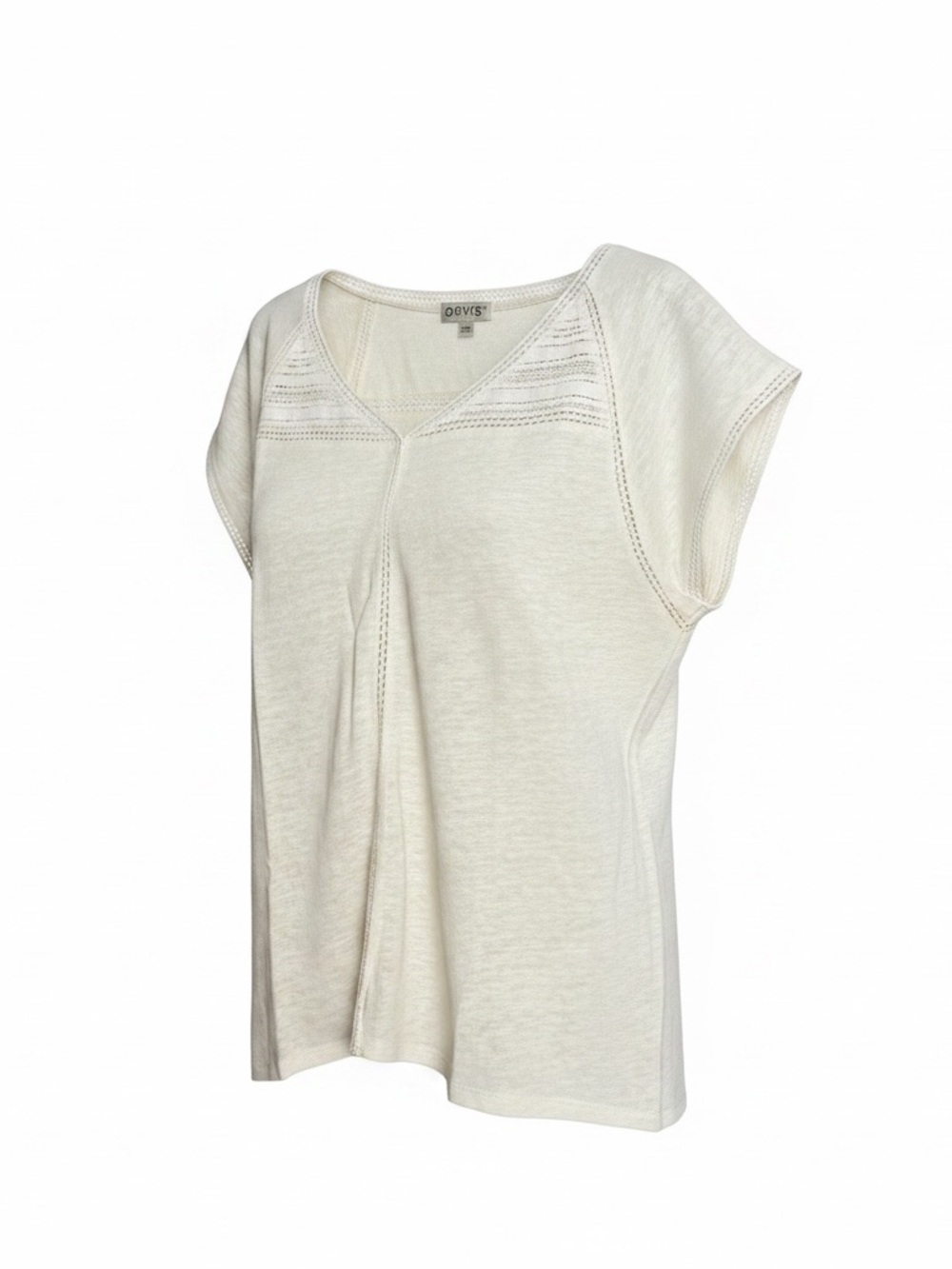 Orvis Linen Short Sleeve V-Neck Top